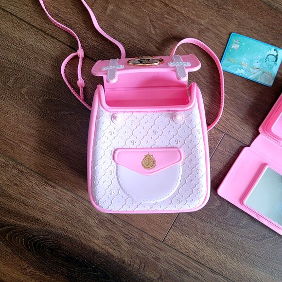 Disney Princess Style Trendy Traveler Backpack Clutch Lipstick Credit Card Pink - Picture 5 of 15